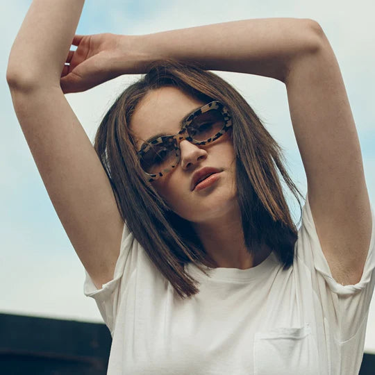 ROC Lovey Dovey Sunglasses Milky Tortoiseshell Gradient Brown