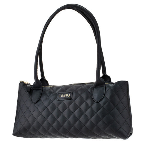Ladelle Quilted Wine purse black