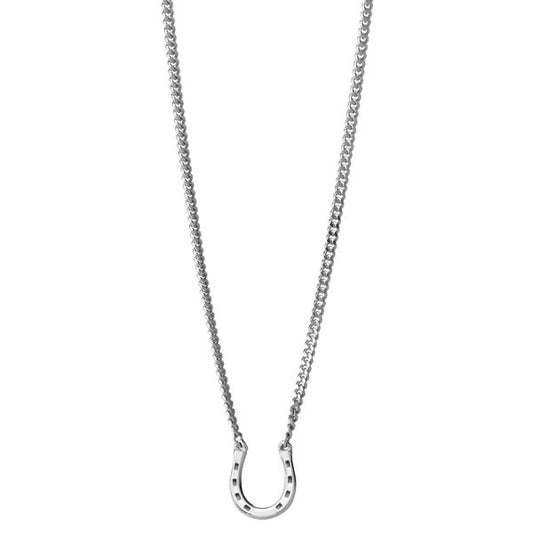 Karen Walker Horse Shoe Necklace - Sterling Silver