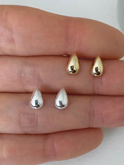Minimalist drop Earrings Sterling Silver
