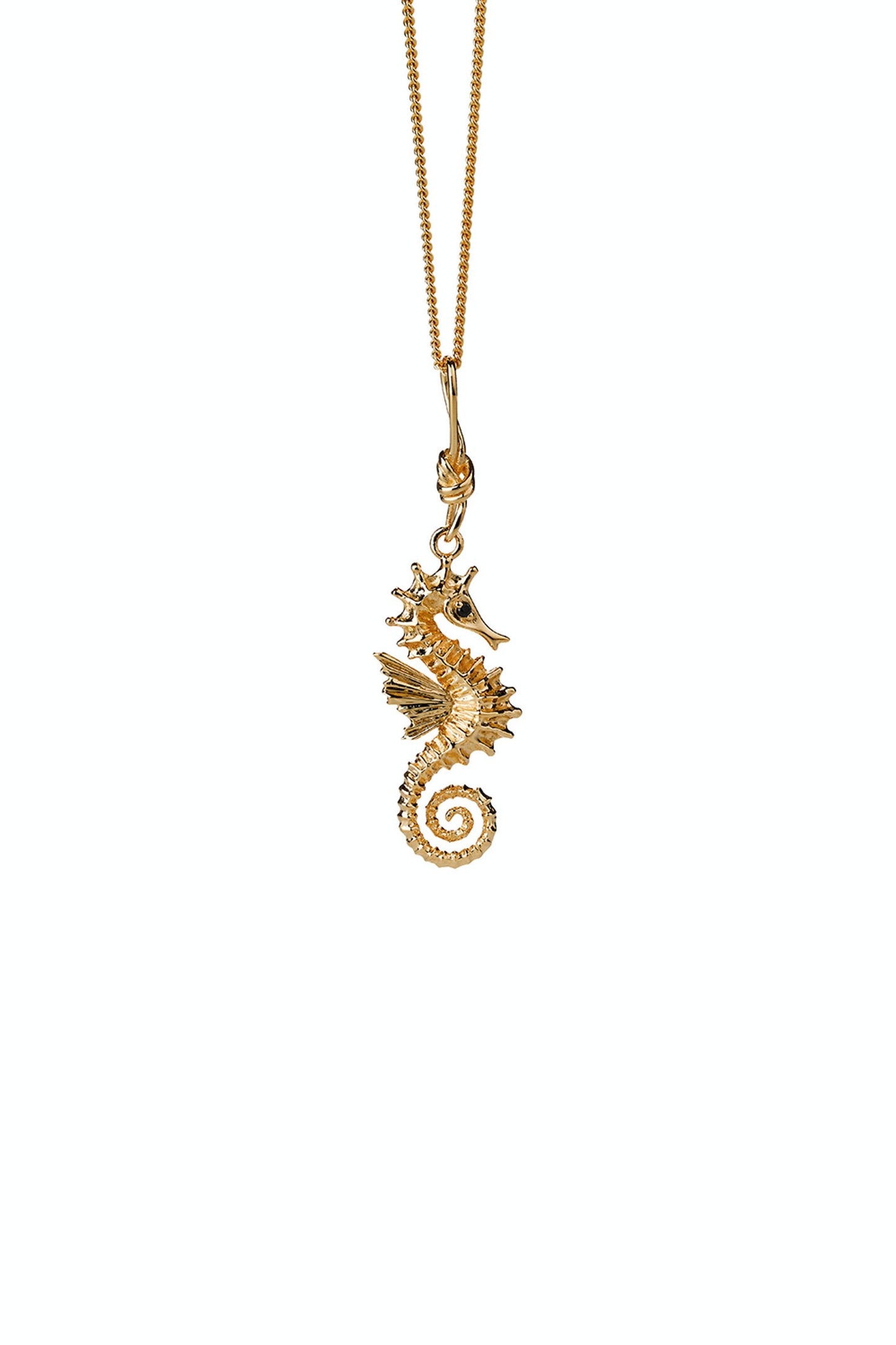 Karen Walker Seahorse Necklace 9 ct gold