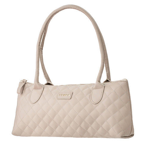 Ladelle Quilted Wine purse Latte due December