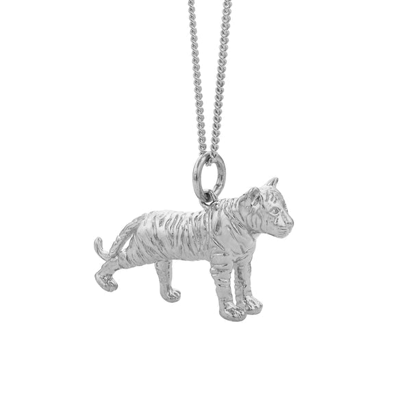 Karen Walker Luna Tiger Necklace Stirling silver