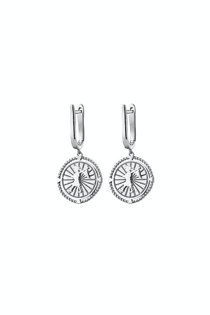 Karen Walker Voyager Earrings Sterling Silver - Flying Saucers NZ