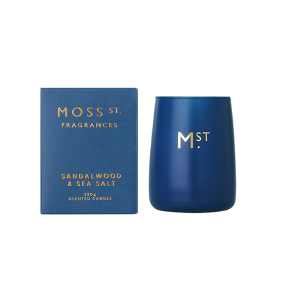 Moss St. Sandalwood & Sea salt Candle - Flying Saucers NZ