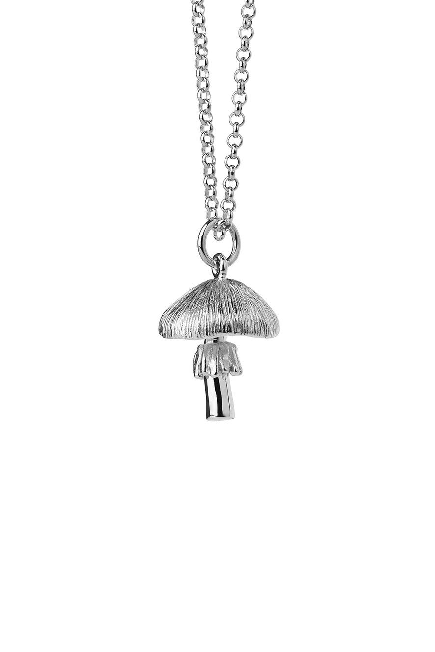 Karen Walker Mushroom Necklace Sterling Silver