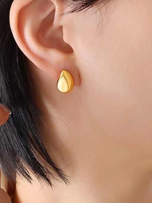 Minimalist drop Earrings - 18ct Gold