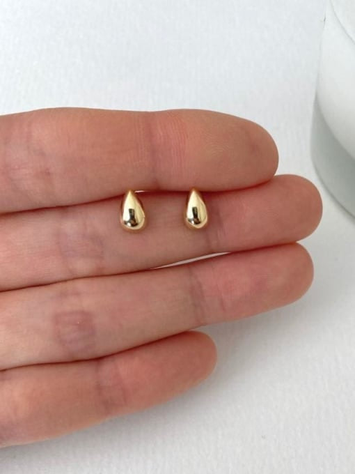 Minimalist drop Earrings - 18ct Gold