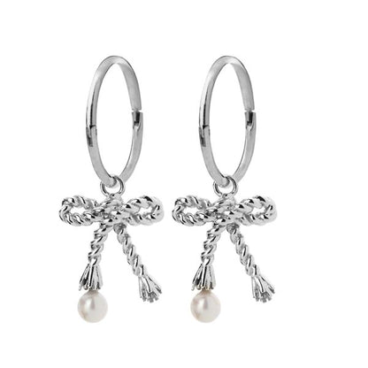 Karen Walker Love Knot Sleepers Sterling Silver - Flying Saucers NZ