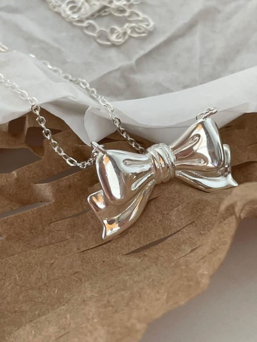 Bow pendant Stirling Silver