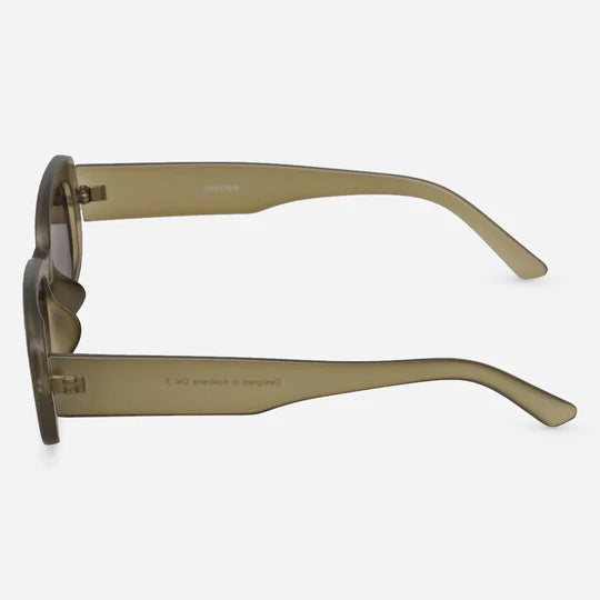 ROC Creeper Sunglasses Matte Peridot/Gradient Brown